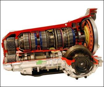 cross section of a modern automatic transmission