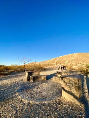 The base of the trail to the peak!