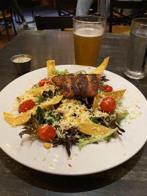 Cobb Salad with Grilled Salmon