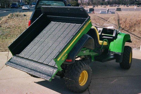 Reflex Spray-On Bedliner on ATV.