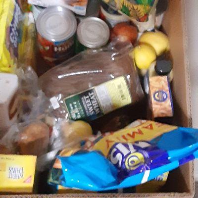 Box of food.