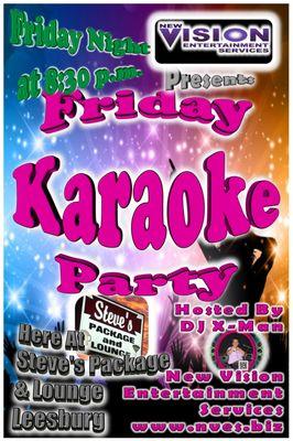 Friday Karaoke at Steve's Package and Lounge Leesburg