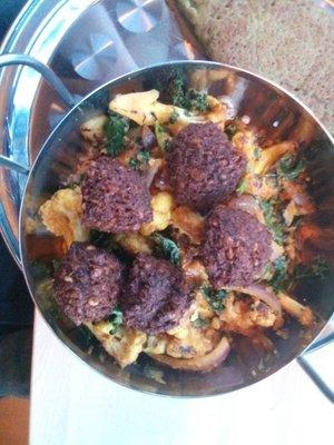 Lentil kofta bowl