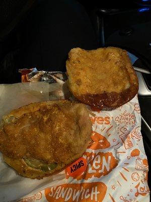 My crispy Spicy Chicken Sandwich Combo