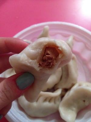 Gross doughy dumplings.