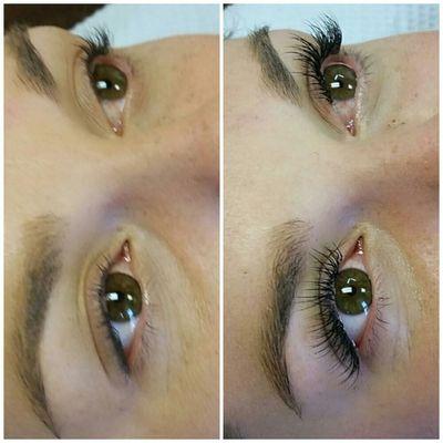 NovaMINX eyelash extensions. Fill every 3-4 weeks.