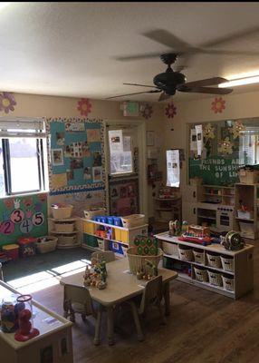 All of the classrooms at A Shining Star are arranged in learning centers.