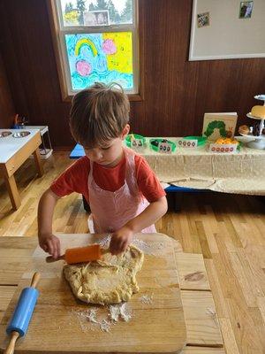 Cherry pie from scratch