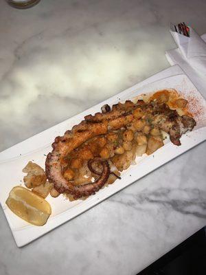 This is the best octopus dish. The chief has a secret recipe for the sauce that it makes it so special.