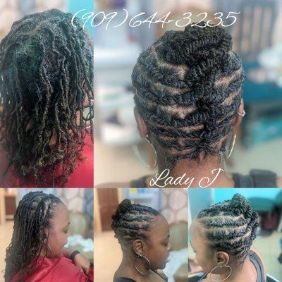 Retwist & Style on 3 month Starter Locs