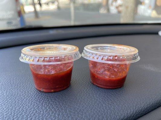 Gochujang sauce comes in a tiny container now. I miss the bigger ones!