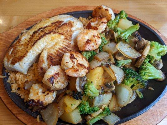 Tilapia with Shrimp