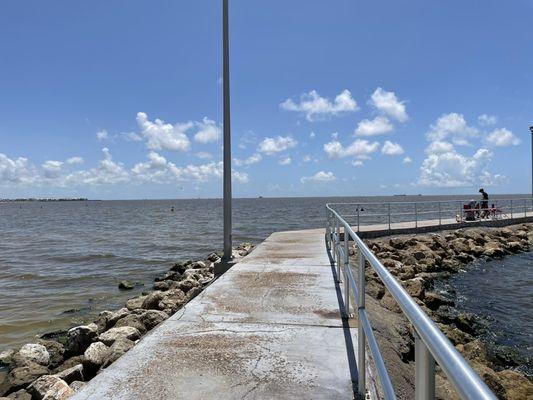 Pier on Rockport Beach