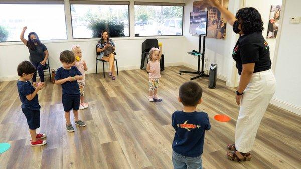 We have so much fun in our toddler classes!