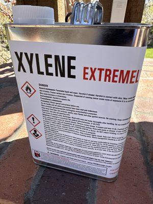 Xylene on hand