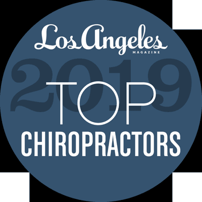 Chosen as one of the 2019 Top Chiropractors by LA Magazine