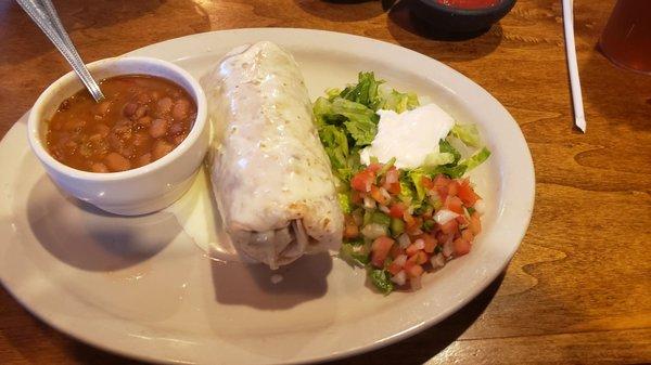 Steak burrito