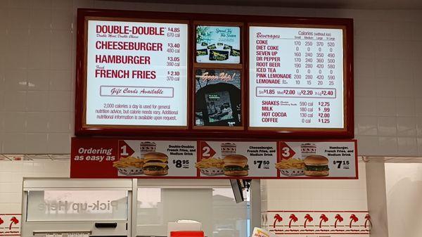 In-N-Out Menu Items