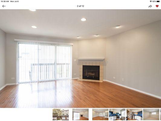 Painted entire townhome, including kitchen cabinets and new carpeting/flooring.