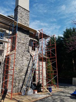 Chimney reface