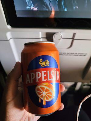 Local Icelandic orange soda