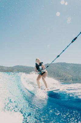 Wakesurfing is endless fun!