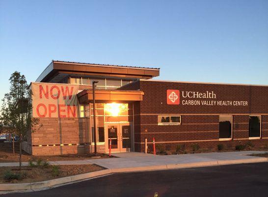 Stop by UCHealth Carbon Valley Health Center's beautiful new home at 11083 Colorado Blvd in Firestone (just north of the UCHealth ER.)