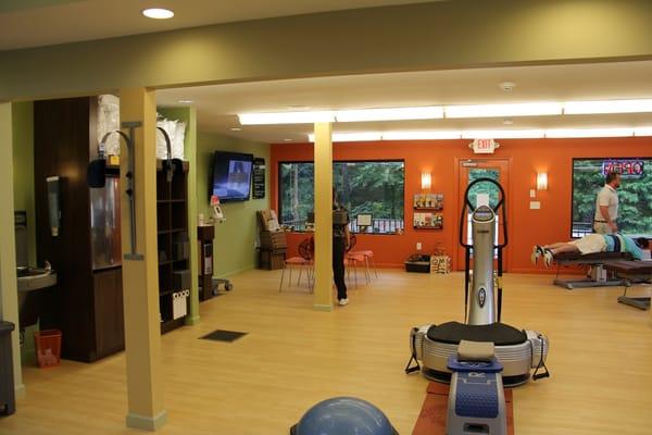 Our office biomechanical exercise area.