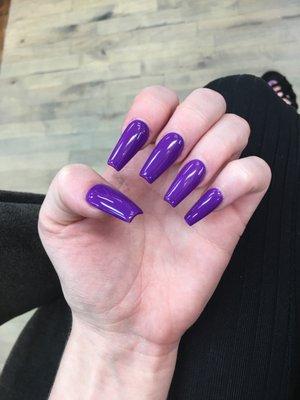 Coffin shape nails