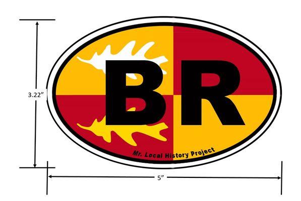 a NEW sticker to honor the history of the Bernards Township colors, its flag, and Basking Ridge. Available on their site and ETSY.