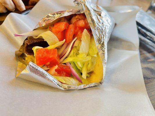 Beef Gyro Wrap