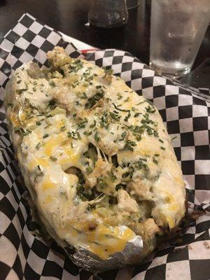 Chicken Alfredo Potato