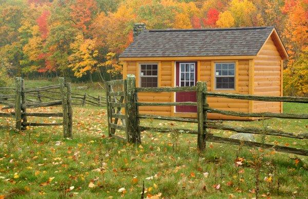 Log Cabin Storage Shed in KY