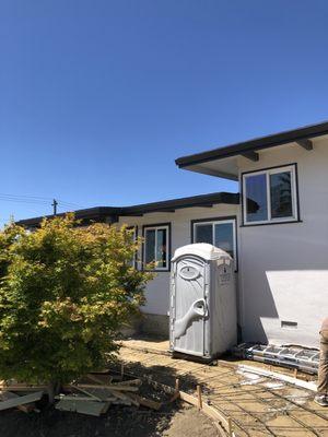 500 square foot addition including all new roof.