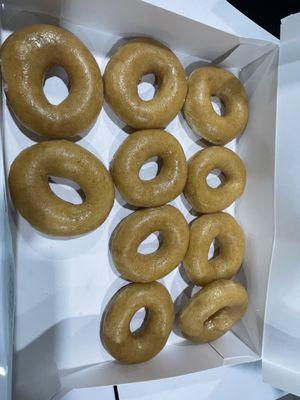 Moist Krispy Kreme donuts