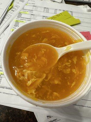 Disgusting egg drop soup