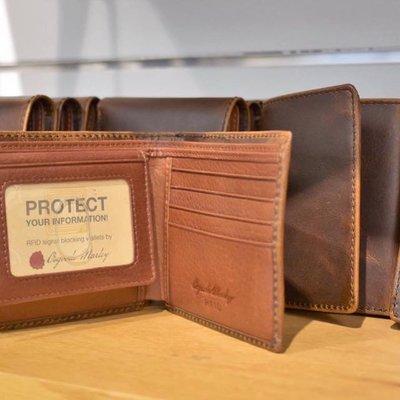 Leather wallets!