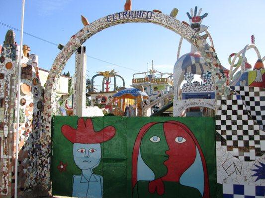 Town near Habana, amusement park made out of tiles!