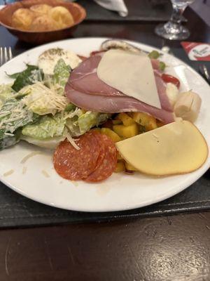 1st plate from salad buffet