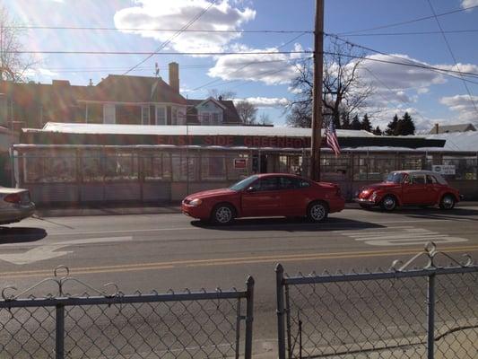 Parking is across the street.