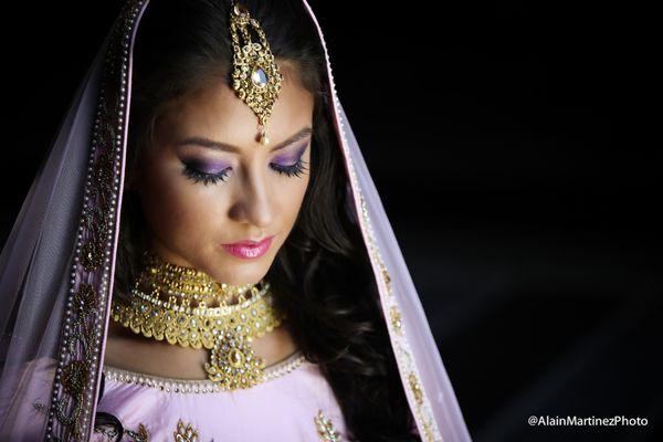 Indian Bride, Pink is in.