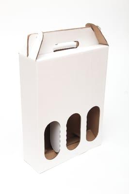 Three bottle wine carrier