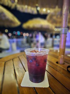 Blueberry cocktail