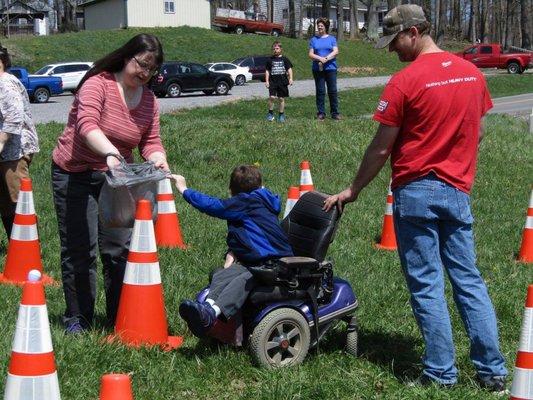 Our annual egg hunts include a very special day for all those with special needs.  All hunts are free and looked forward to by many children