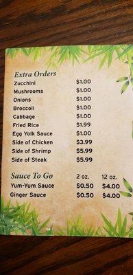 Menu Page 3/3