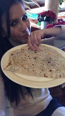 One tortilla. One!