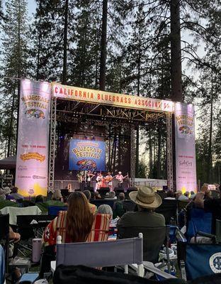 Main stage in the early evening