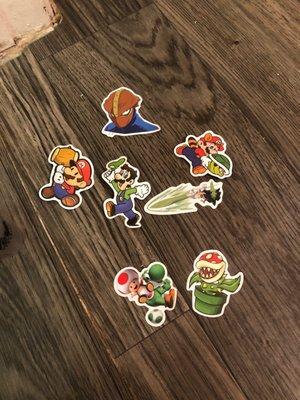 Sticker selection