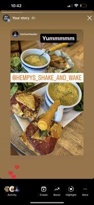 Follow us on instagram @ Hempy'sShakeandwake