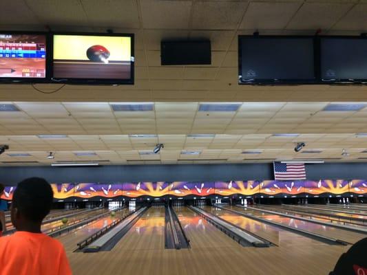 Bowling lanes